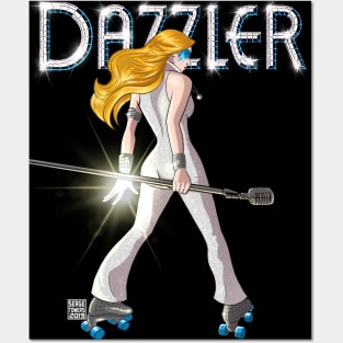 Disco Dazzler with Logo Posters and Art